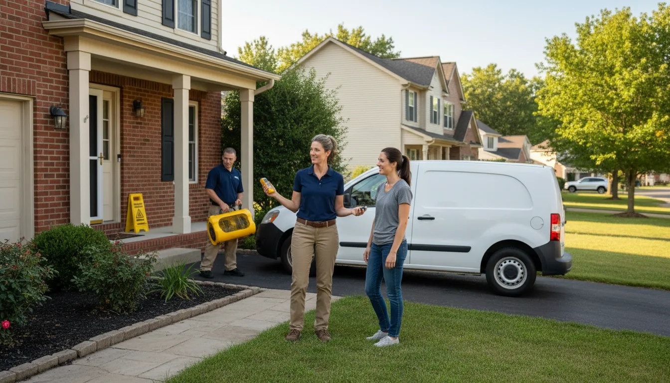 Residential water damage restoration in Lake Havasu City, AZ